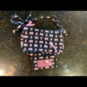 Vera Bradley Pink Elephant Bag
